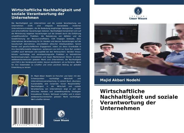 Wirtschaftliche Nachhaltigkeit und soziale Verantwortung der Unternehmen, Taschenbuch von Majid Akbari Nodehi, Verlag Unser Wissen, 9786208917852