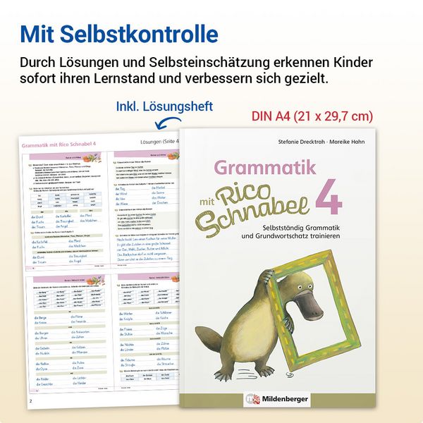Produktbild: Grammatik mit Rico Schnabel, Klasse 4