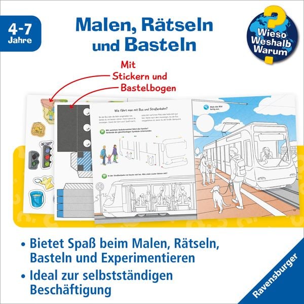 Produktbild: Wieso? Weshalb? Warum? aktiv-Heft - Straßenverkehr