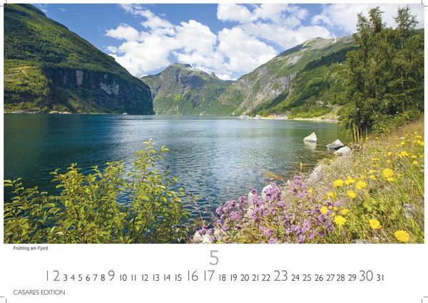 Produktbild: Norwegen Kalender 2027 &ndash; Wandkalender | Fotokalender Nordeuropa 24x35cm - Mit 12 atemberaubenden Norwegen-Fotografien, die die Sch&ouml;nheit der norwegischen Natur festhalten
