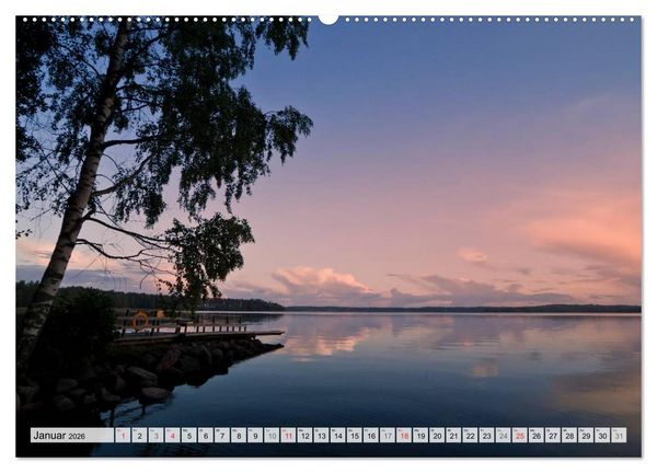 Produktbild: FINNLAND Traumhafte Landschaften (Wandkalender 2026 DIN A2 quer), CALVENDO Monatskalender