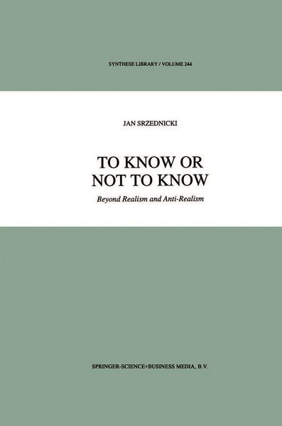 Produktbild: To Know or Not to Know