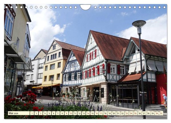 Produktbild: Unterwegs in Backnang (Wandkalender 2026 DIN A4 quer), CALVENDO Monatskalender