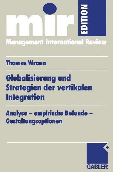 Produktbild: Globalisierung und Strategien der vertikalen Integration