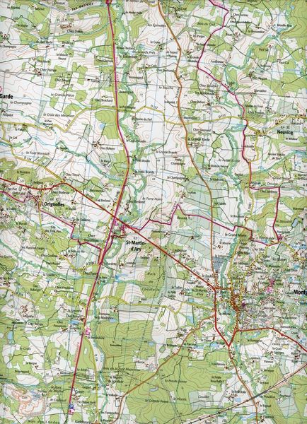 Produktbild: Montguyon.Brossac 1:25 000
