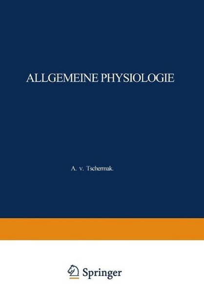 Produktbild: Allgemeine Physiologie