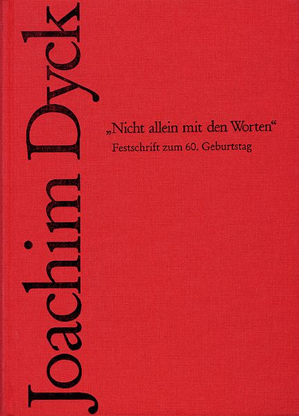 Produktbild: &raquo;Nicht allein mit den Worten&laquo;