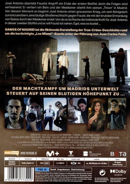 Produktbild: Gangs of Madrid - El Inmortal - Staffel 2 [2 DVDs]