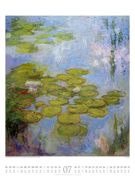 Produktbild: Claude Monet Kalender 2027 | Farbe und Licht