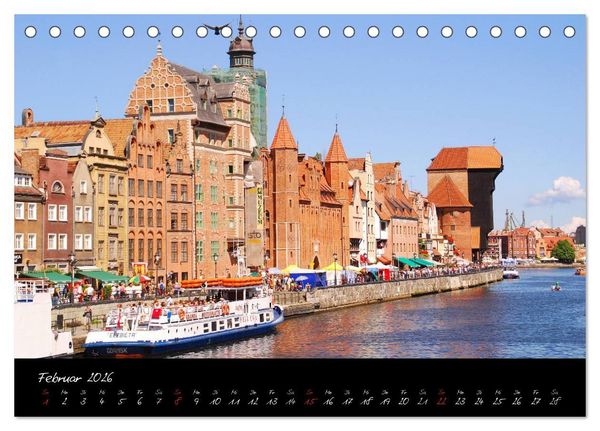 Produktbild: Kreuzfahrt zu den Metropolen der Ostsee - Conrad Stein Verlag (Tischkalender 2026 DIN A5 quer), CALVENDO Monatskalender
