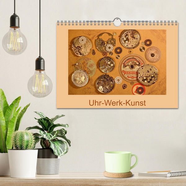 Produktbild: Uhr-Werk-Kunst (Wandkalender 2026 DIN A4 quer), CALVENDO Monatskalender