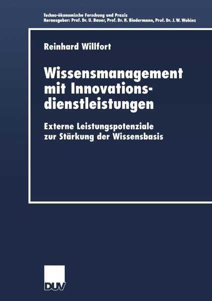 Produktbild: Wissensmanagement mit Innovationsdienstleistungen