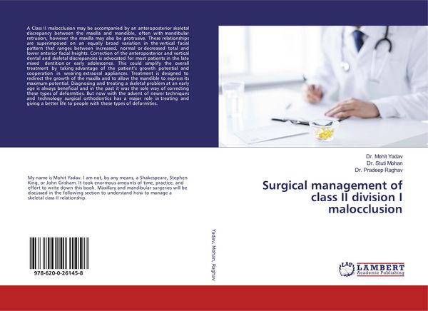 Produktbild: Surgical management of class II division I malocclusion