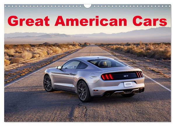 Produktbild: Great American cars (Wall Calendar 2026 DIN A3 landscape), CALVENDO 12 Month Wall Calendar