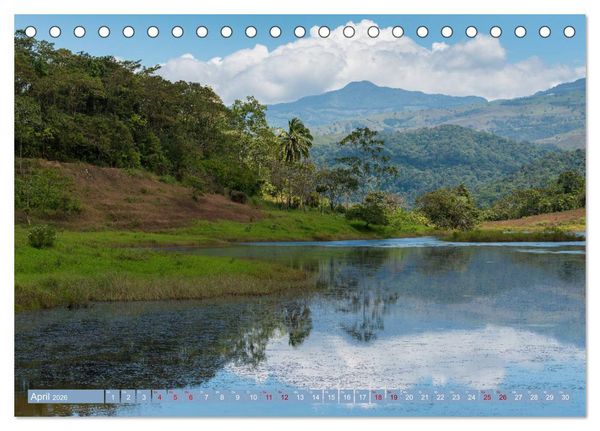 Produktbild: Farbenfrohes Costa Rica (Tischkalender 2026 DIN A5 quer), CALVENDO Monatskalender