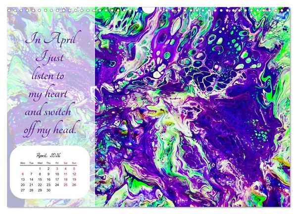 Produktbild: Your year filled with mindfulness (Wall Calendar 2026 DIN A3 landscape), CALVENDO 12 Month Wall Calendar