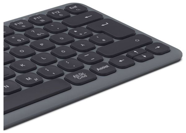 Produktbild: Hama WK-500 Funk Tastatur Deutsch, QWERTZ Schwarz