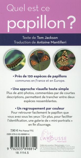 Produktbild: Quel est ce papillon ?