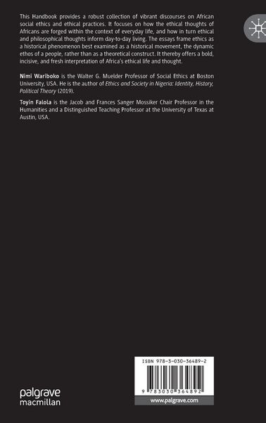 Produktbild: The Palgrave Handbook of African Social Ethics