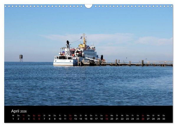 Produktbild: Zeit f&uuml;r... Insel Neuwerk - Kulturlandschaft im Wattenmeer (Wandkalender 2026 DIN A3 quer), CALVENDO Monatskalender