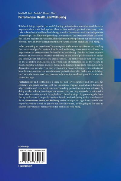 Produktbild: Perfectionism, Health, and Well-Being