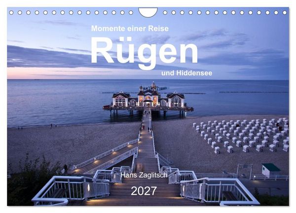 Produktbild: R&uuml;gen und Hiddensee - Momente einer Reise (Wandkalender 2027 DIN A4 quer), CALVENDO Monatskalender