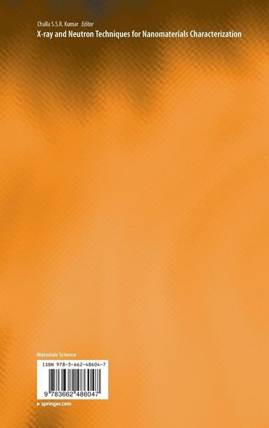 Produktbild: X-ray and Neutron Techniques for Nanomaterials Characterization