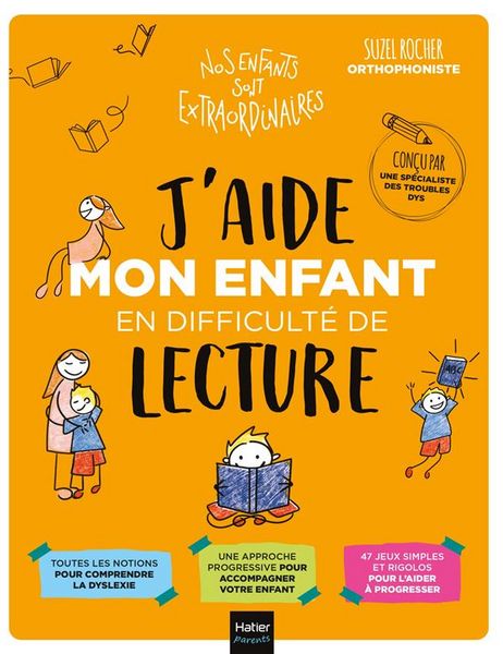 Produktbild: J'aide mon enfant en difficult&eacute; de lecture