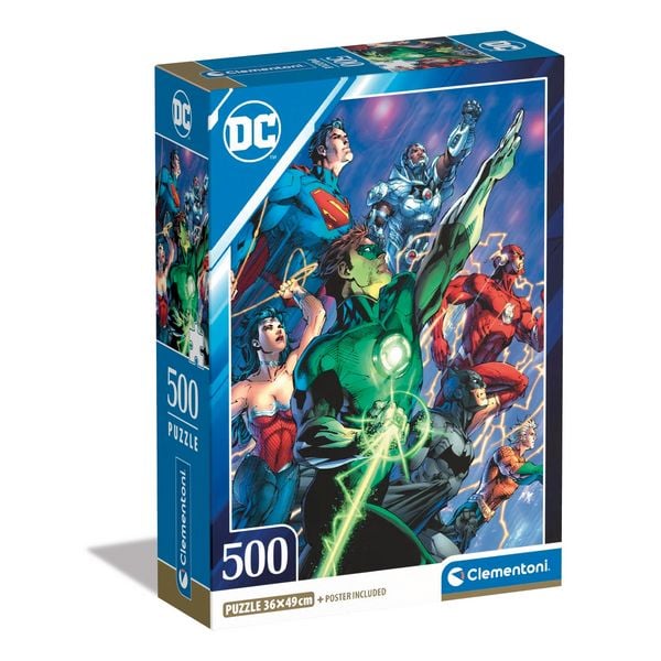 Puzzle DC Comics Compact Gerechtigkeits-Liga 500 Teile