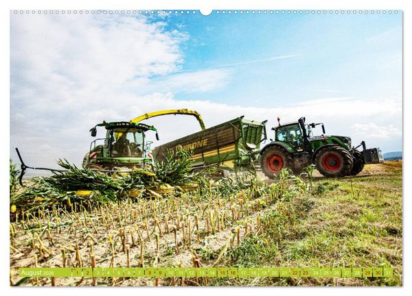 Produktbild: Landwirtschaft - Maisernte (hochwertiger Premium Wandkalender 2026 DIN A2 quer), Kunstdruck in Hochglanz