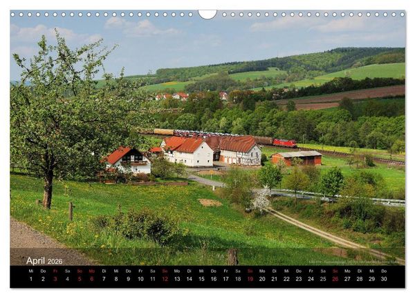 Produktbild: Eisenbahn in Mitteldeutschland (Wandkalender 2026 DIN A3 quer), CALVENDO Monatskalender