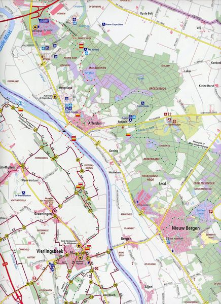 Produktbild: Maasduinen ( Nieuw-Bergen) 1:33 000