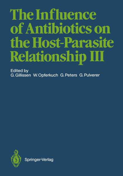 Produktbild: The Influence of Antibiotics on the Host-Parasite Relationship III