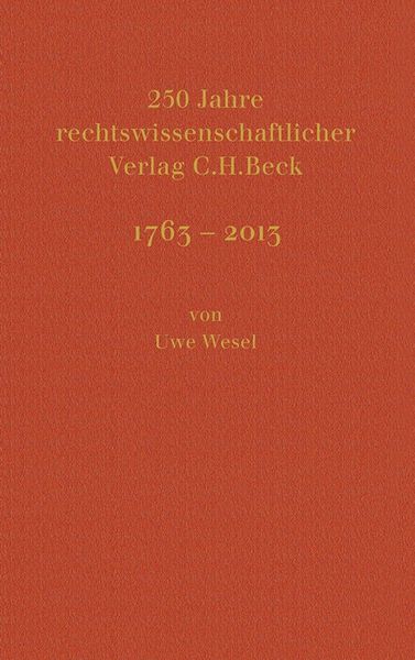 Produktbild: 250 Jahre rechtswissenschaftlicher Verlag C.H.Beck