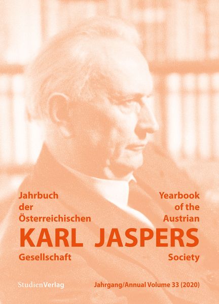 Produktbild: Jahrbuch der &Ouml;sterreichischen Karl-Jaspers-Gesellschaft 33 (2020)