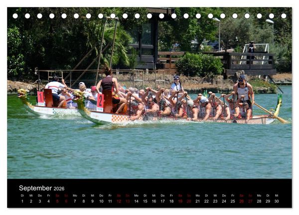 Produktbild: Drachenboot - MissionRome (Tischkalender 2026 DIN A5 quer), CALVENDO Monatskalender