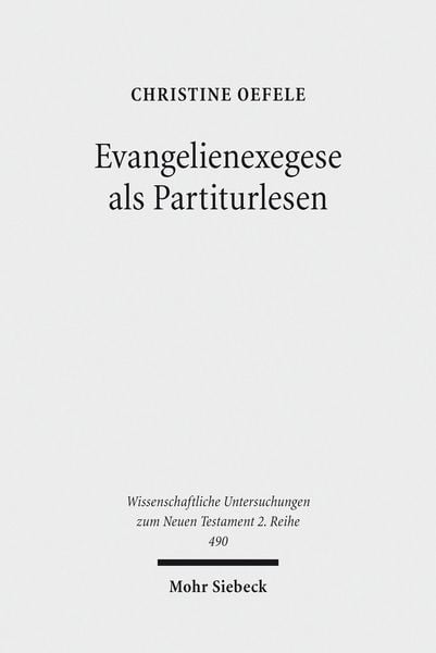 Produktbild: Evangelienexegese als Partiturlesen