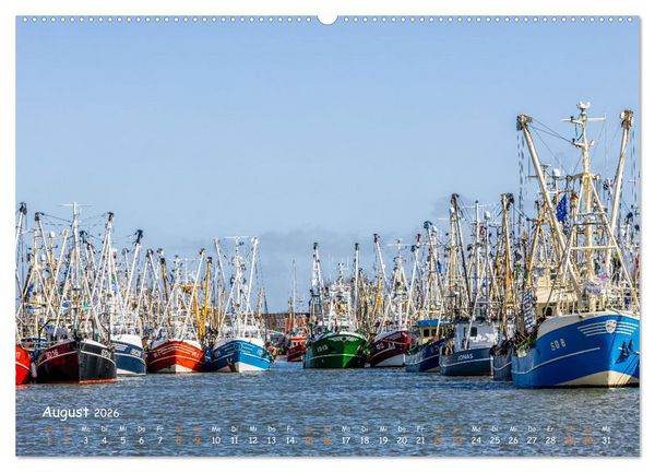 Produktbild: Westk&uuml;ste - Zwischen St. Peter Ording, B&uuml;sum und Elbe (Wandkalender 2026 DIN A2 quer), CALVENDO Monatskalender