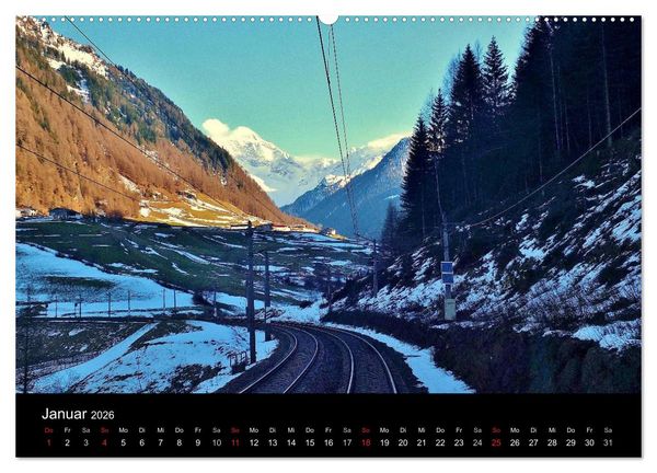Produktbild: Lokf&uuml;hrerperspektiven (Wandkalender 2026 DIN A2 quer), CALVENDO Monatskalender