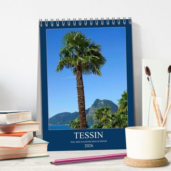 Produktbild: Tessin (Tischkalender 2026 DIN A5 hoch), CALVENDO Monatskalender