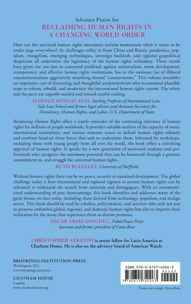 Produktbild: Reclaiming Human Rights in a Changing World Order