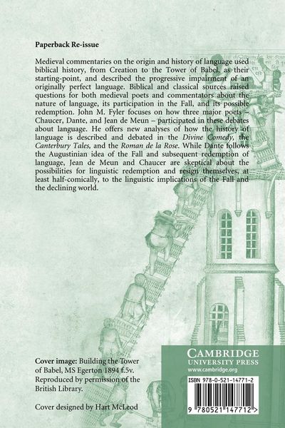 Produktbild: Language and the Declining World in Chaucer, Dante, and Jean de Meun