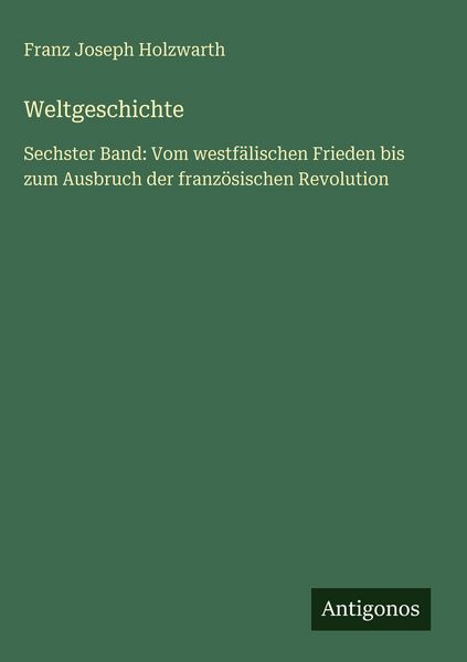 Produktbild: Weltgeschichte
