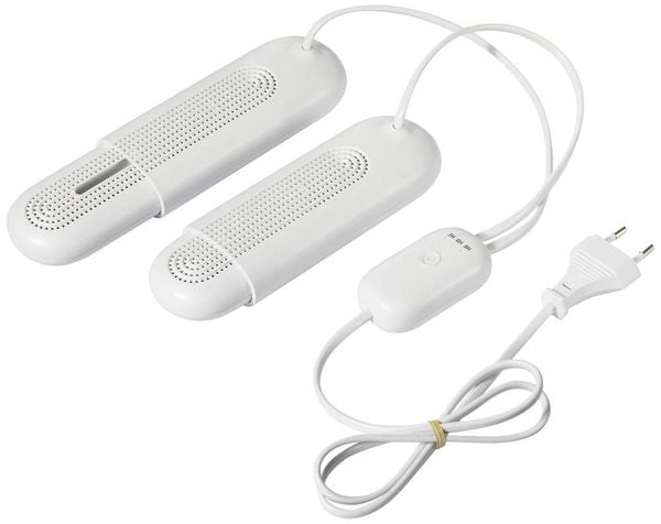Produktbild: SJ-A03 Schuhtrockner (L x B x H) 17 x 5.6 x 3.4cm Wei&szlig;