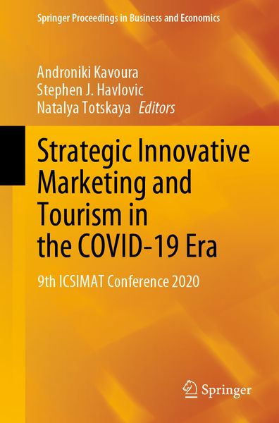 Produktbild: Strategic Innovative Marketing and Tourism in the COVID-19 Era