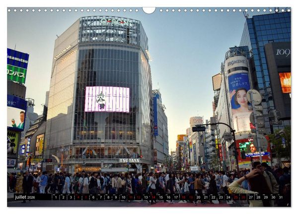 Produktbild: Les couleurs de Tokyo (Calendrier mural 2026 DIN A3 vertical), CALVENDO calendrier mensuel