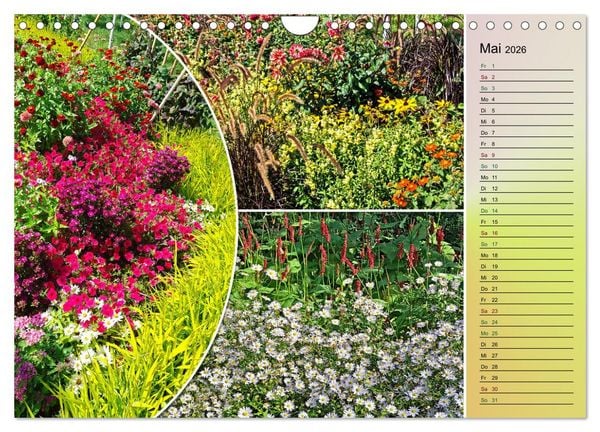 Produktbild: Bl&uuml;hende Gartenparks in Mannheim (Wandkalender 2026 DIN A4 quer), CALVENDO Monatskalender