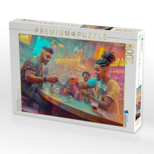 Produktbild: CALVENDO Puzzle Feiern und Musik h&ouml;ren | 2000 Teile Lege-Gr&ouml;&szlig;e 90x67cm Foto-Puzzle f&uuml;r gl&uuml;ckliche Stunden