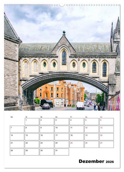 Produktbild: Dublin - faszinierende irische Hauptstadt (Wandkalender 2026 DIN A2 hoch), CALVENDO Monatskalender