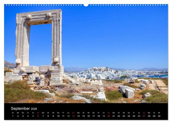 Produktbild: Die Kykladen (hochwertiger Premium Wandkalender 2026 DIN A2 quer), Kunstdruck in Hochglanz